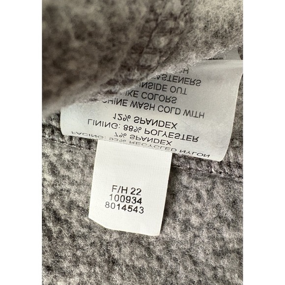 NEW Title Nine Callitrix Fleece Vest Sweater Dress Grey Ivory Sherpa M (8-10) - Picture 9 of 15